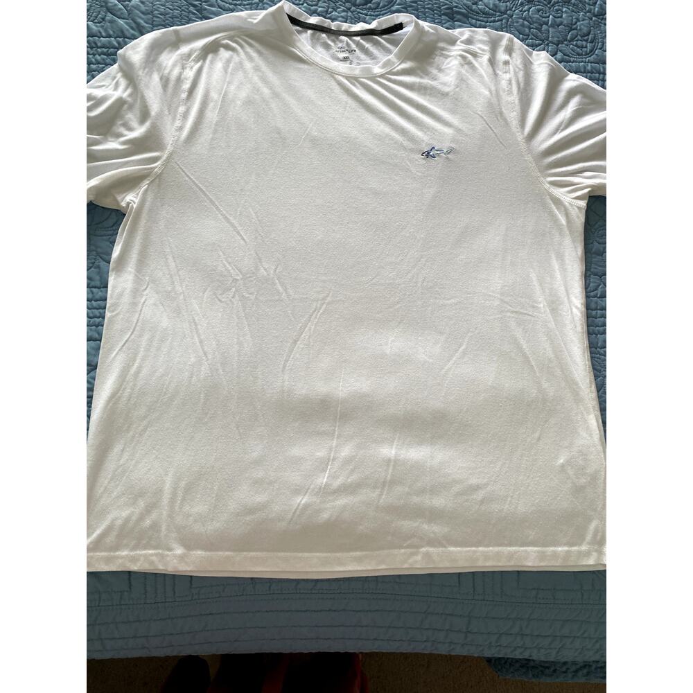 Men Greg Norman Tee Size XXL Pre Owned White